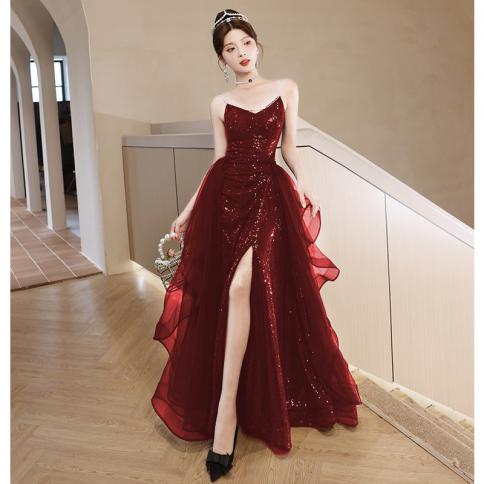 שמלת מסיבת חתונה רצועת נשים מוצקה מחוץ לכתף חצאית מלמלה מוצקה שמלת נשף שמלת נשף כלה עבור
