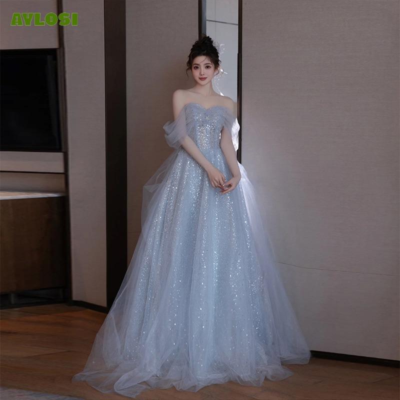 Aylosi Princess Style Banquet Gown For Women Evening Party Dresses  Sleeveless Luxury Lace Vintage Women's Prom Dress Ves size 2xl Color Beige