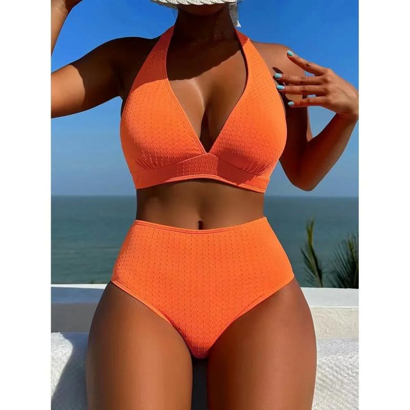 v neck push up bikini