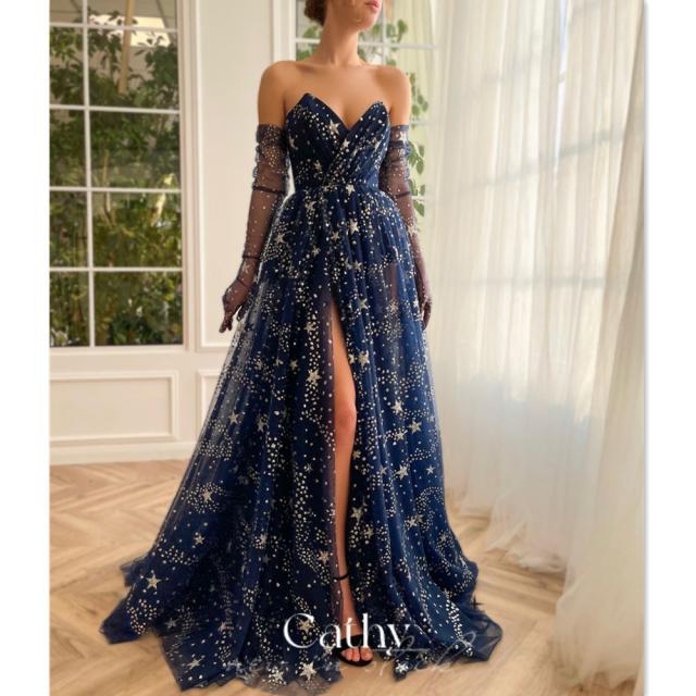 sachin and babi light blue dress Evening Dresses That Highlight Natural Elegance