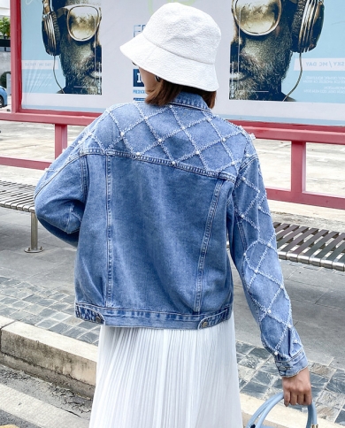 Mesh on sale denim jacket