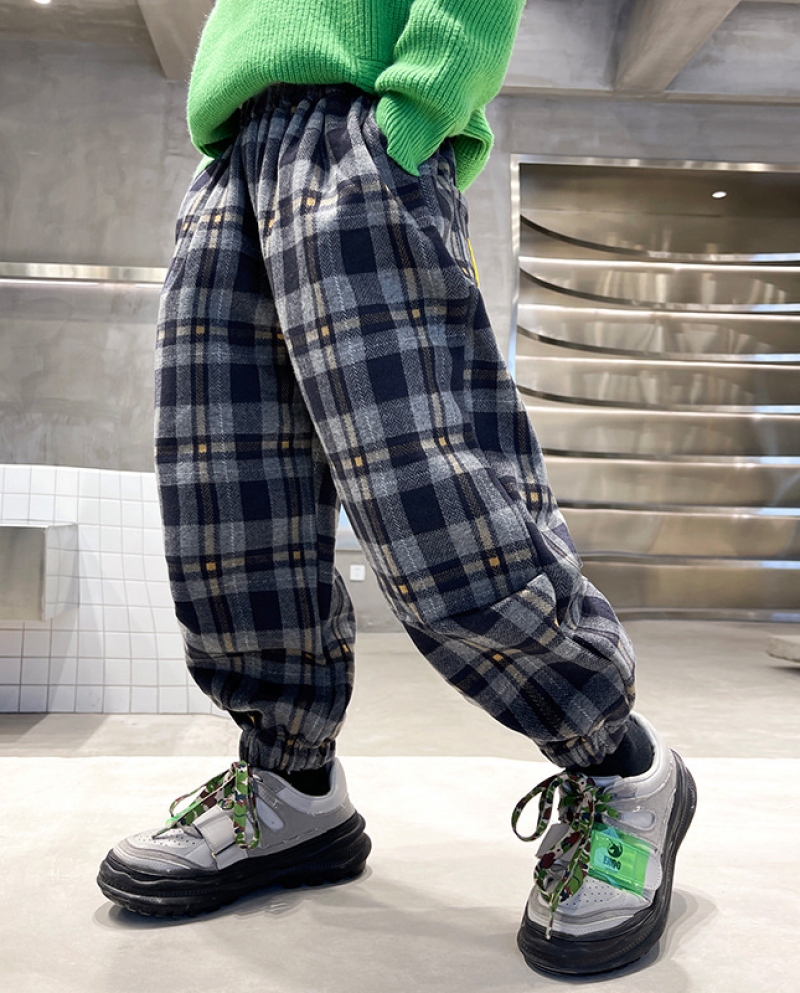 Boys green deals plaid pants