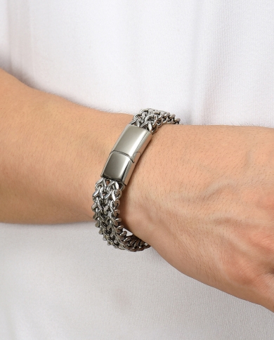 Hip-hop Punk Simple Titanium Steel Bracelet Ins Style Beautiful And Bracelet