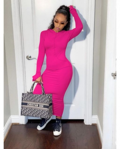 Long Sleeve Dress Party Maxi Dresses 