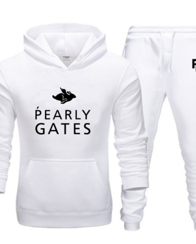 New Mens Hooded Sweater Suit Hoodie + 