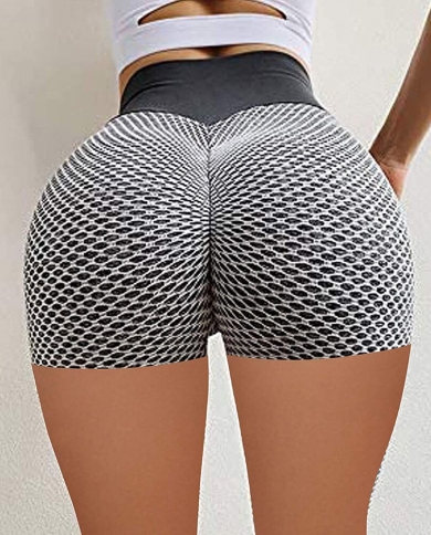 Fittoo Women High Waist Shorts For Fitness Sports Female Short