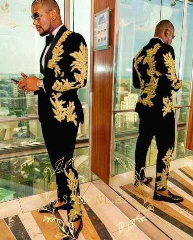 Black and gold outlet formal wear for men