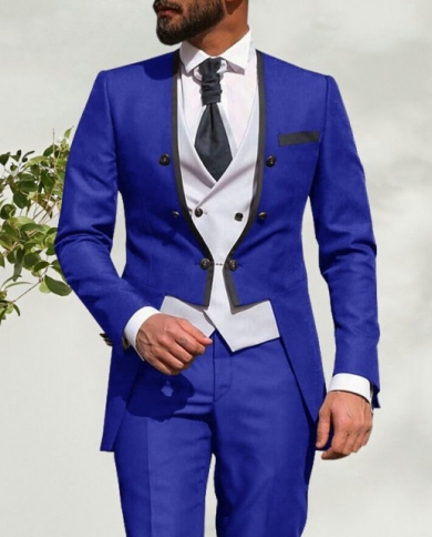 Fashion Tailcoat Morning Mens Wedding 