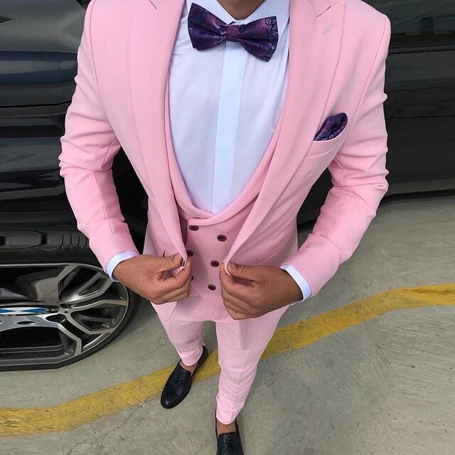 Pink formal clearance attire for men