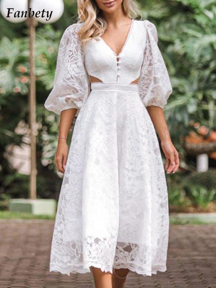 Elegant crochet outlet dresses