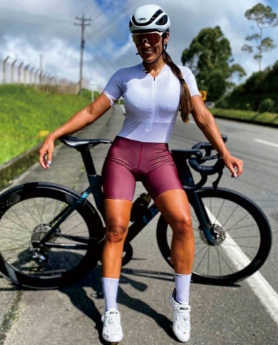 Women's Cycling Clothing Road Bike Shorts Pad Jumpsuit Triathlon (Color :  Kafitt 126, Size : Small)