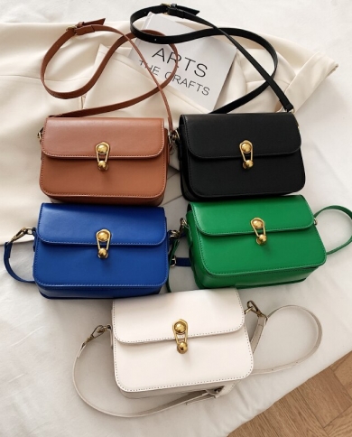 2022 Fashion Small PU Leather Crossbody Bags Long Belt Design Female  Shoulder Purses and Handbags In Trendy Messenger Bags - AliExpress