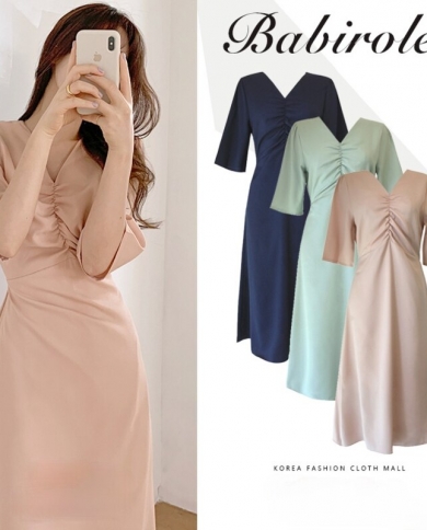 Womens Spring Summer Fashion Midi Dress 