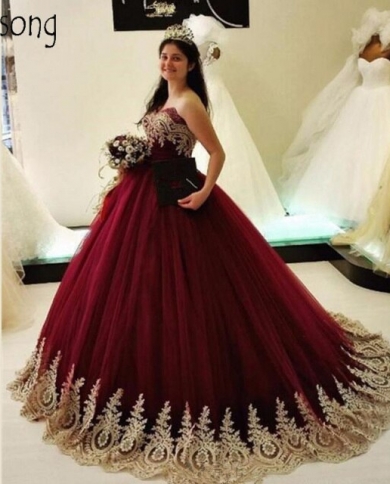 Vintage Ball Gown Prom Dresses Long 