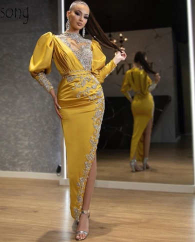 Details more than 154 mustard yellow gown latest