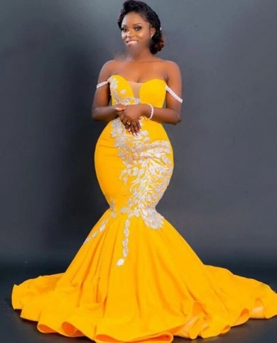 Gold african hot sale wedding dress