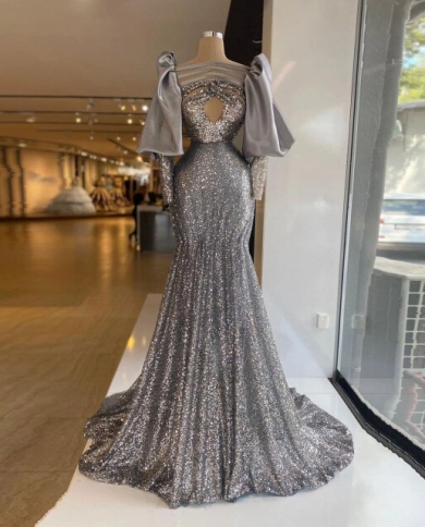Glitter Elegant Mermaid Evening Dresses 