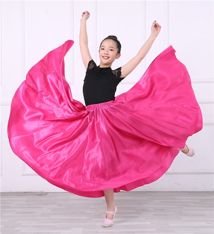 Flamenco Costume For Dancing Baby Girl Gypsy Skirts Plus Size Spanish  Bullfight Belly Dance Kids Costume Red Dress 100-160cm - Flamenco -  AliExpress