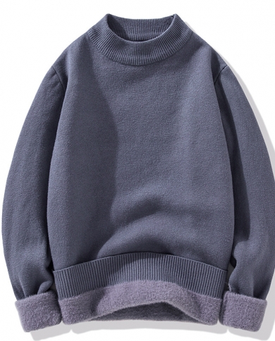 Half Turtleneck Sweater Mens Fleece And 