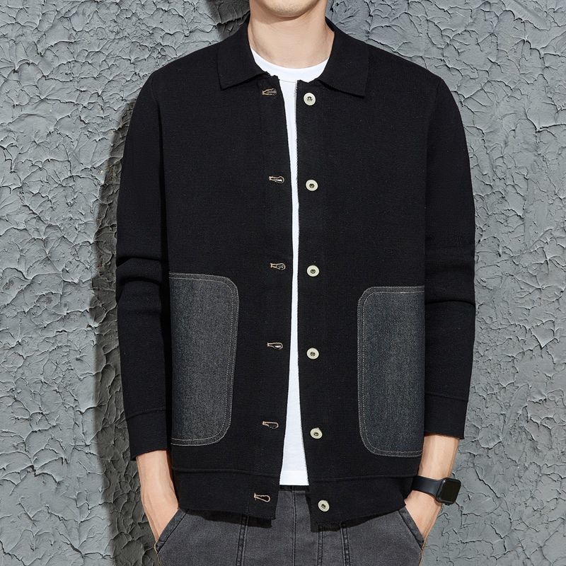 cropped cardigan men