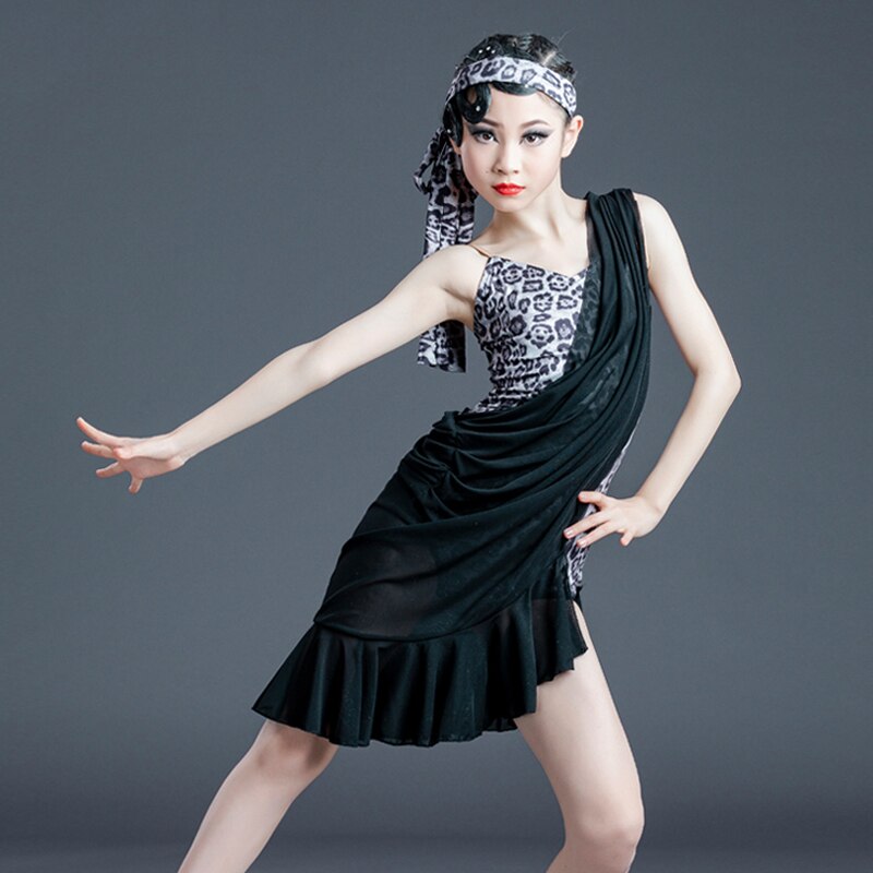 Leopard Latin Dance Dress