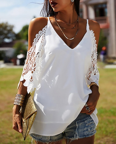 Spaghetti off shoulder top 2025