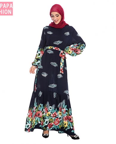 Abaya Vestido Longo Women Dubai Turkey Islam Morocco Muslim Hijab Long Maxi  Dress Kaftan Mujer Robe Longue Femme Musulma-Muslim Dresses