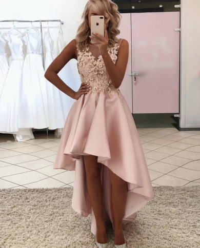 Lace dress short front long back outlet