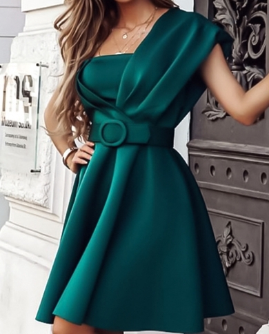 New Women Elegant Design Mini Party Dresses 2023 Fashion Lady