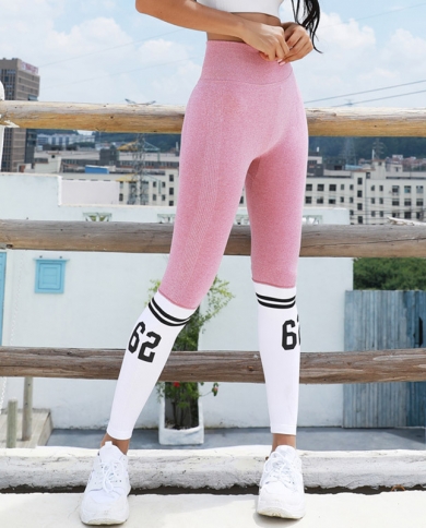 Soisou Tights Leggings Women Yoga Pants High Waist Sportswear
