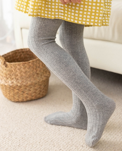 Колготки для девочек, осенние и зимние утолщенные танцевальные носки,  леггинсы colour yellow Childrens socks size S13 years old pants length is  about 53CM