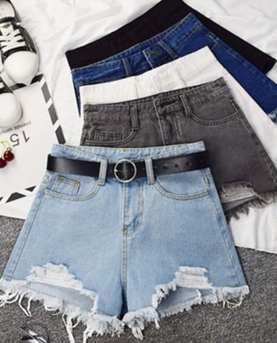 Buy OutTop(TM) Women Vintage Low Waisted Mini Short Pants Sexy Tassel Hole Shorts  Jeans Denim Short Pants at Amazon.in