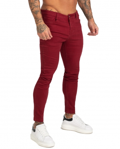 Red super deals skinny jeans