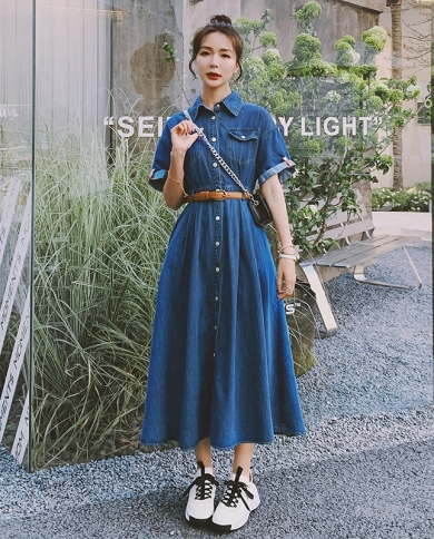 Jean dress hotsell long