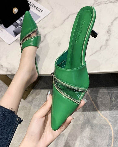 Ladies slippers best sale with zips
