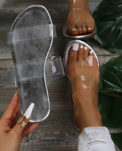 See through hotsell flip flops