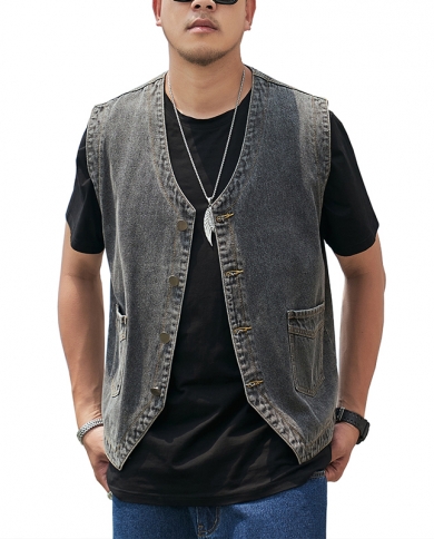 Denim suit vest sale