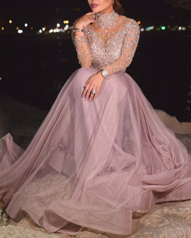 Sexy sequins big swing party top evening dress