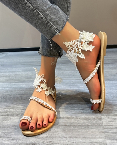 Lace discount beach sandals
