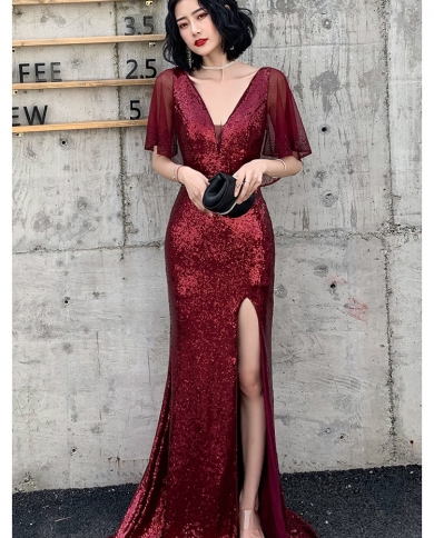 Shining party shop dress