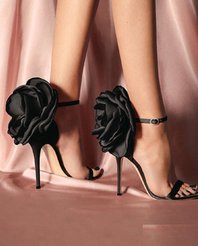 Flower sandals heels clearance