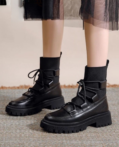 Slim lace up boots sales
