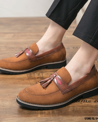 Mens pointed discount suede shoes