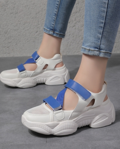 Comfortable 2023 Summer Sandals Women Mesh Casual Platform