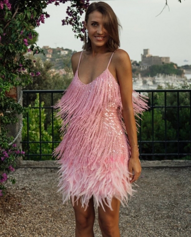 strapless open back dress Pink Camo Dress