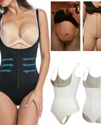 Full Body Shaper Bodysuit Shapewear Waist Trainer Women Abdomen Shapers  Tummy Control Slimming Sheath Seamless Briefer Corset - AliExpress