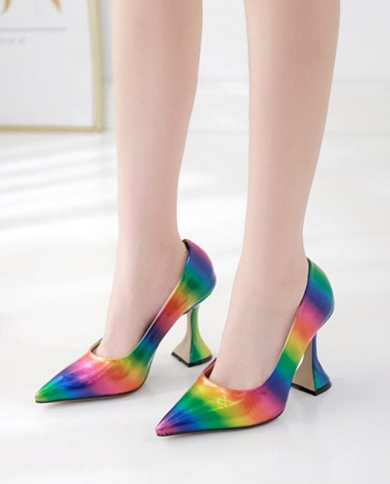Rainbow dress shoes hotsell