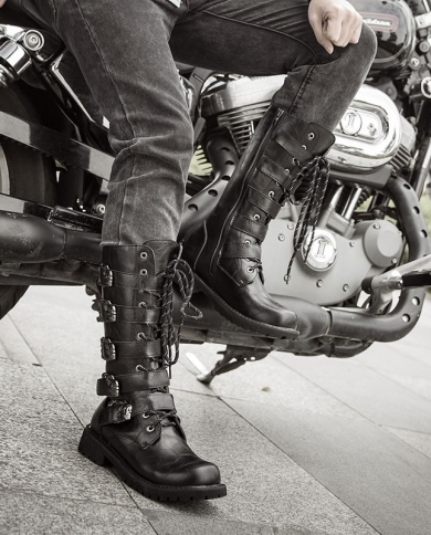 Punk boots mens top