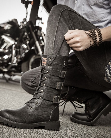 Mens motorcycle shop cowboy boots