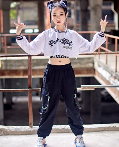 Loose dance top crop tops